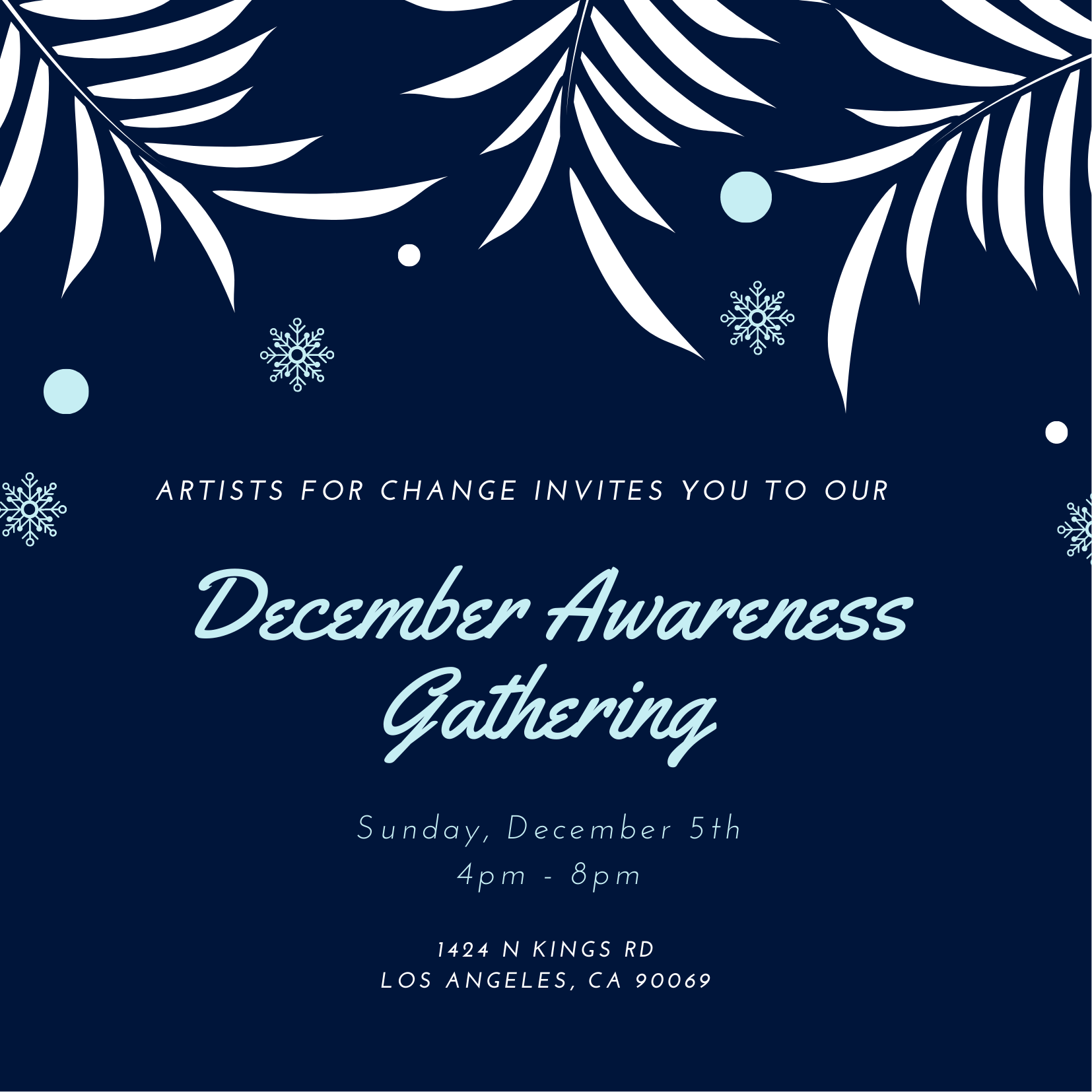 December Awareness Gathering 2021