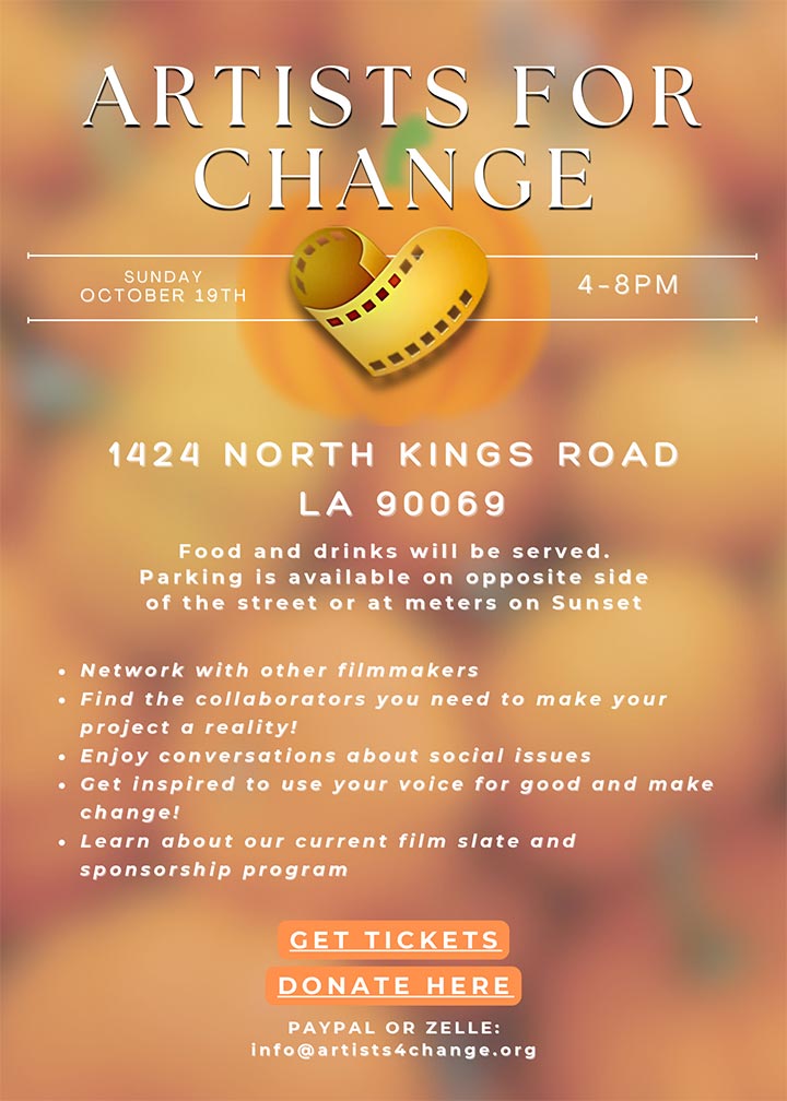 Artists For Change October 2025 Event